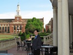 Me in front of the Library, 2011