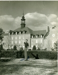 My Father, in front of the Student Union, 1956